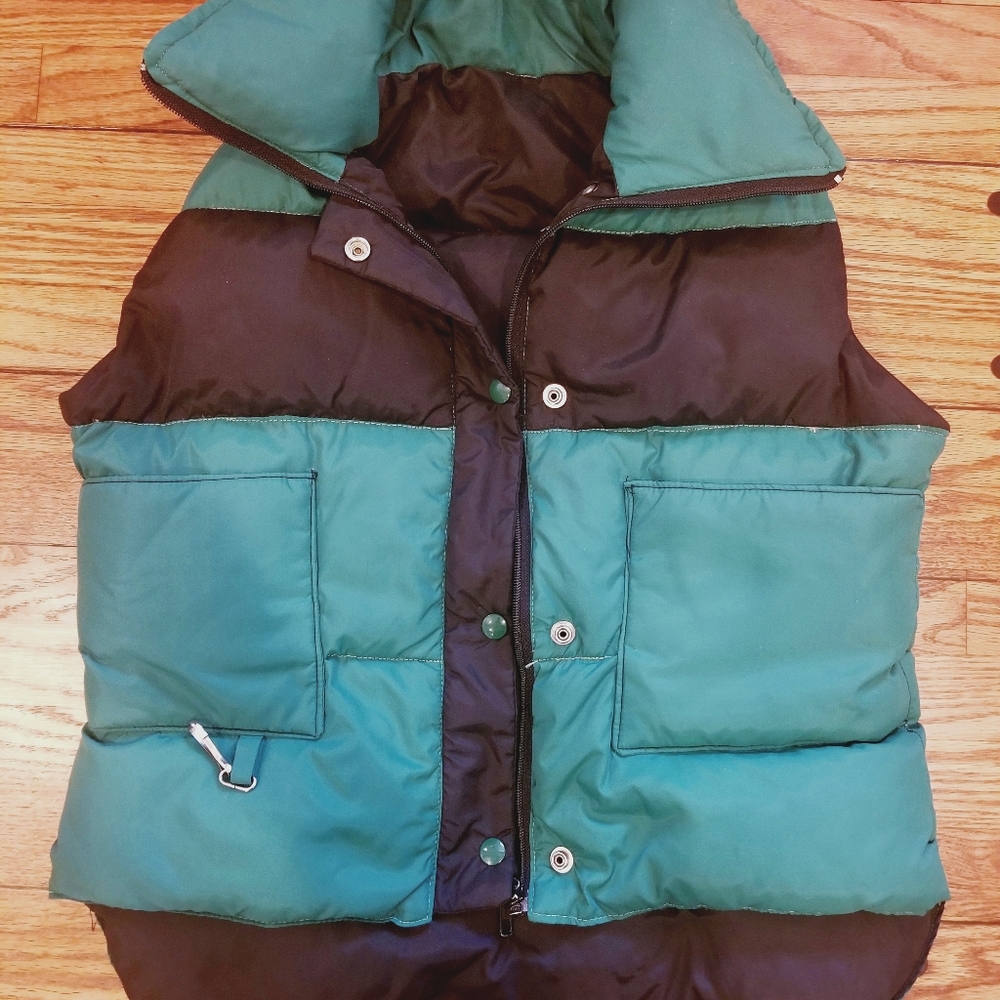 Vintage down puffer vest